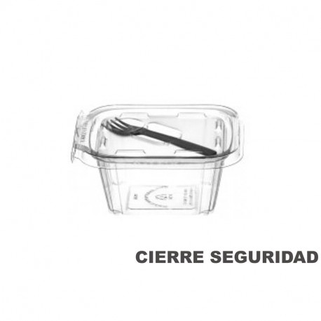 Envase bisgra PET 500 cc con tenedor