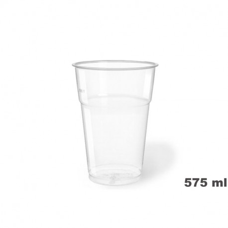 Vaso 575 cc. Ø:95 mm. PET Transp. Cristal 50/800